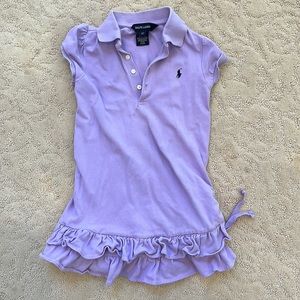 Ralph Lauren polo dress with ruffles (4T)